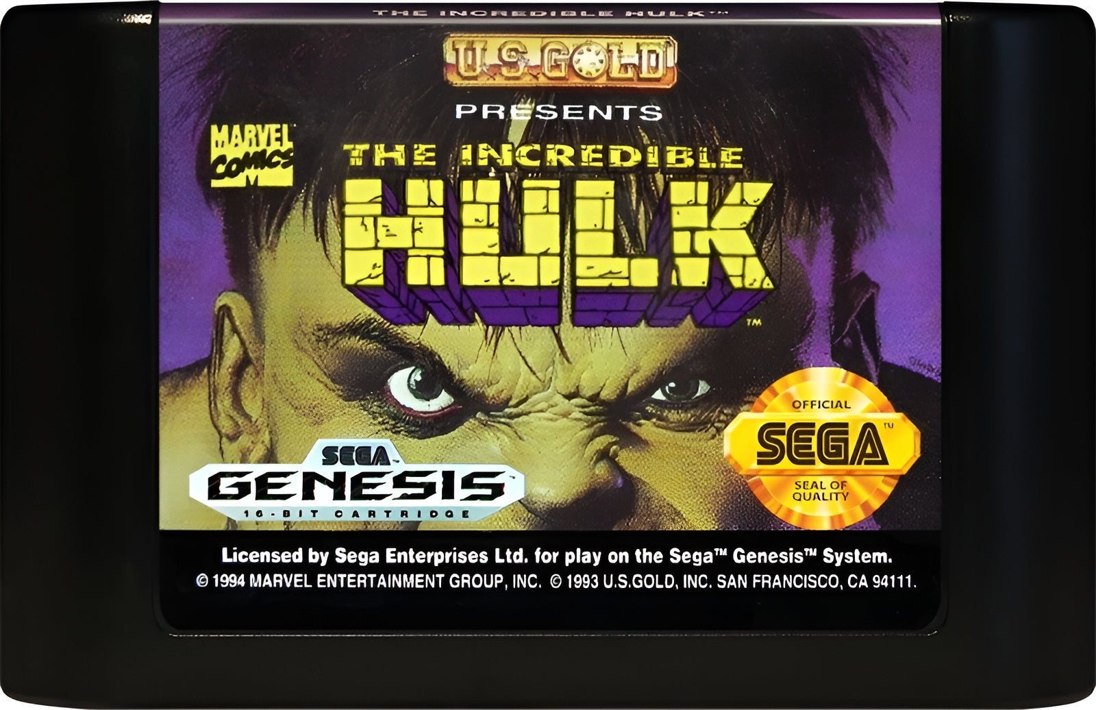 The Incredible Hulk Genesis - Video Game - Used - CaveGamers - Image 3