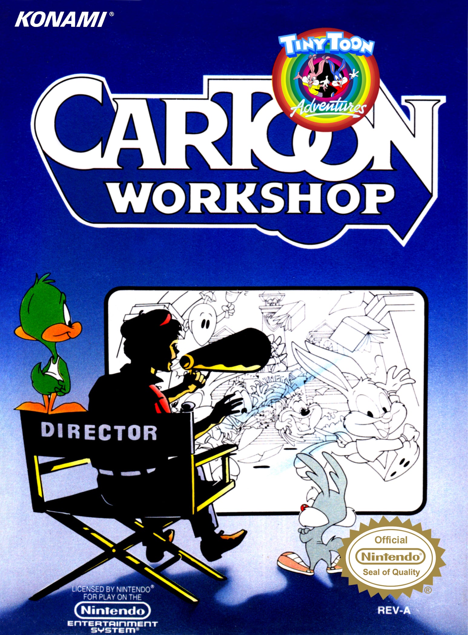Tiny Toon Adventures Cartoon Workshop NES - Video Game - Used - CaveGamers