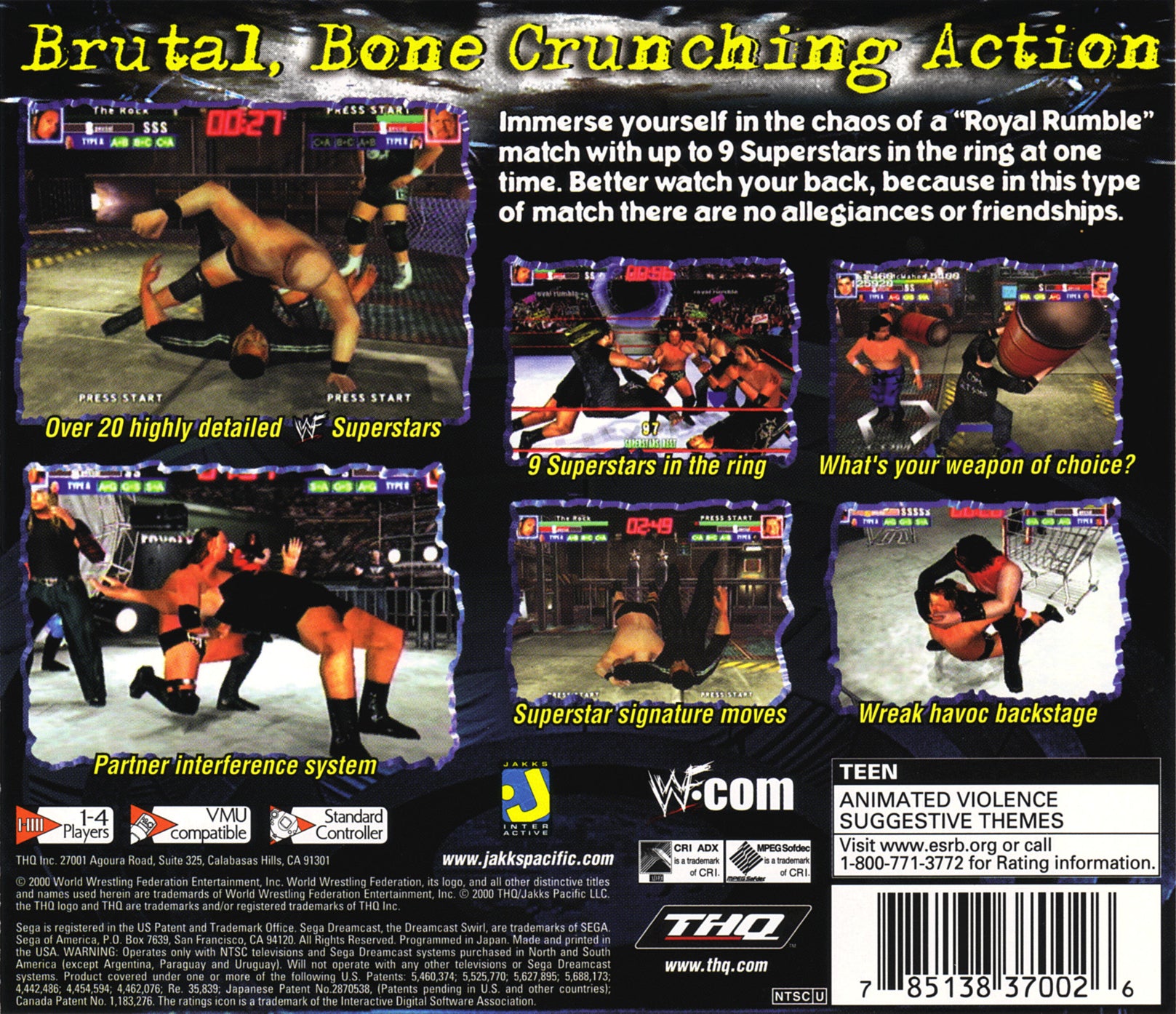 WWF Royal Rumble DreamCast - Video Game - Used - CaveGamers - Image 2