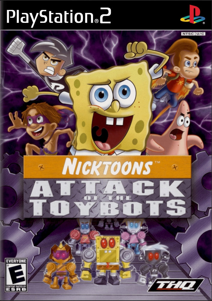 Nicktoons Attack of the Toybots PS2 - Video Game - Used - CaveGamers