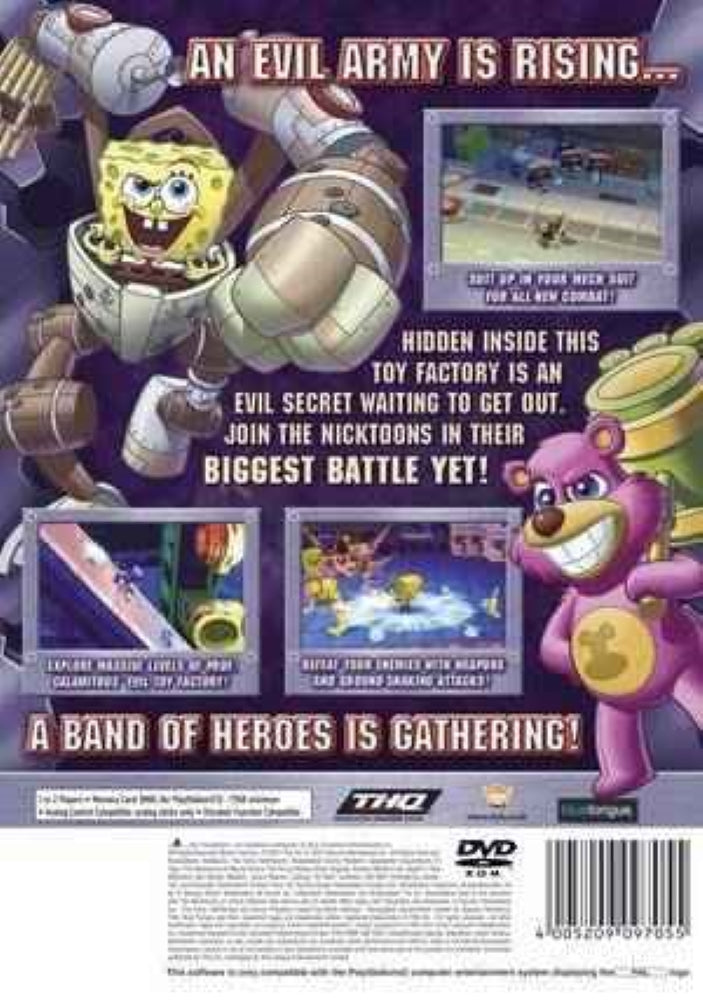 Nicktoons Attack of the Toybots PS2 - Video Game - Used - CaveGamers - Image 2