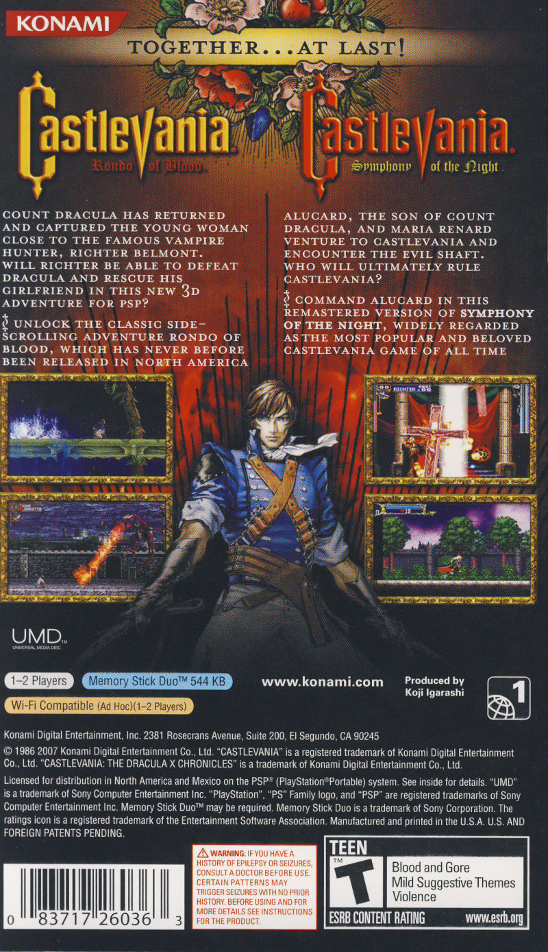 Castlevania Dracula X Chronicles