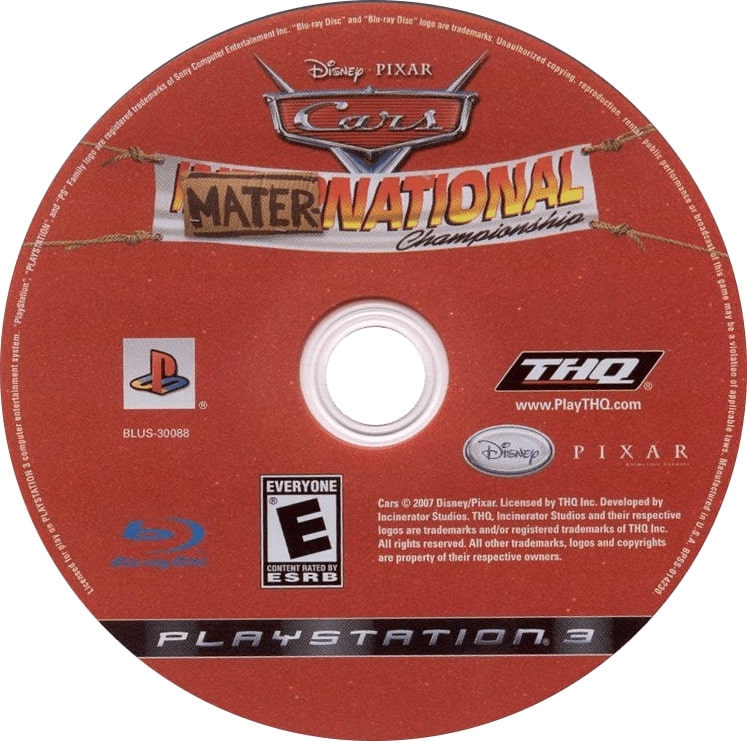 Cars Mater-National Championship PS3 - Video Game - Used - CaveGamers - Image 3