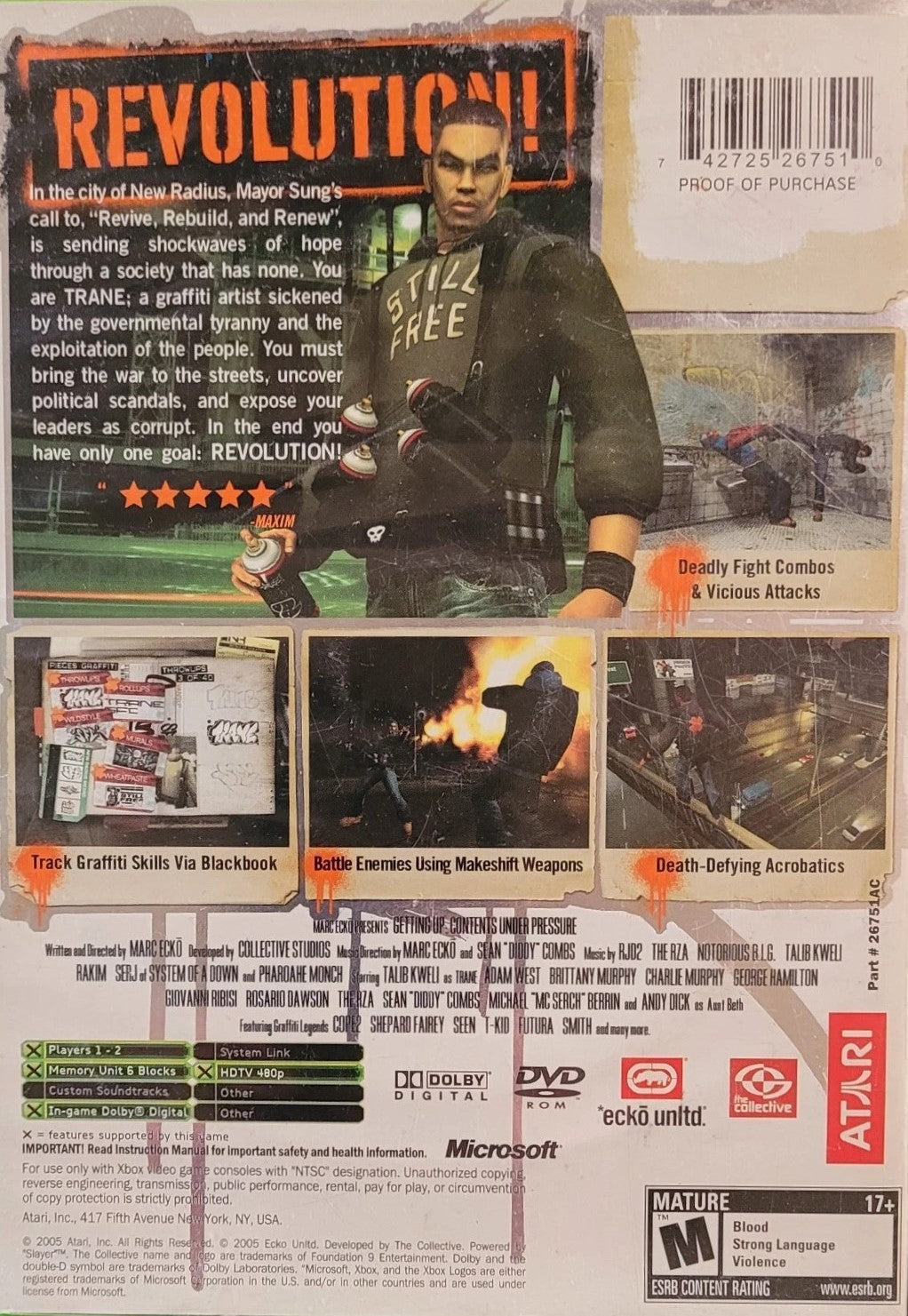 Marc Ecko's Getting Up Contents Under Pressure