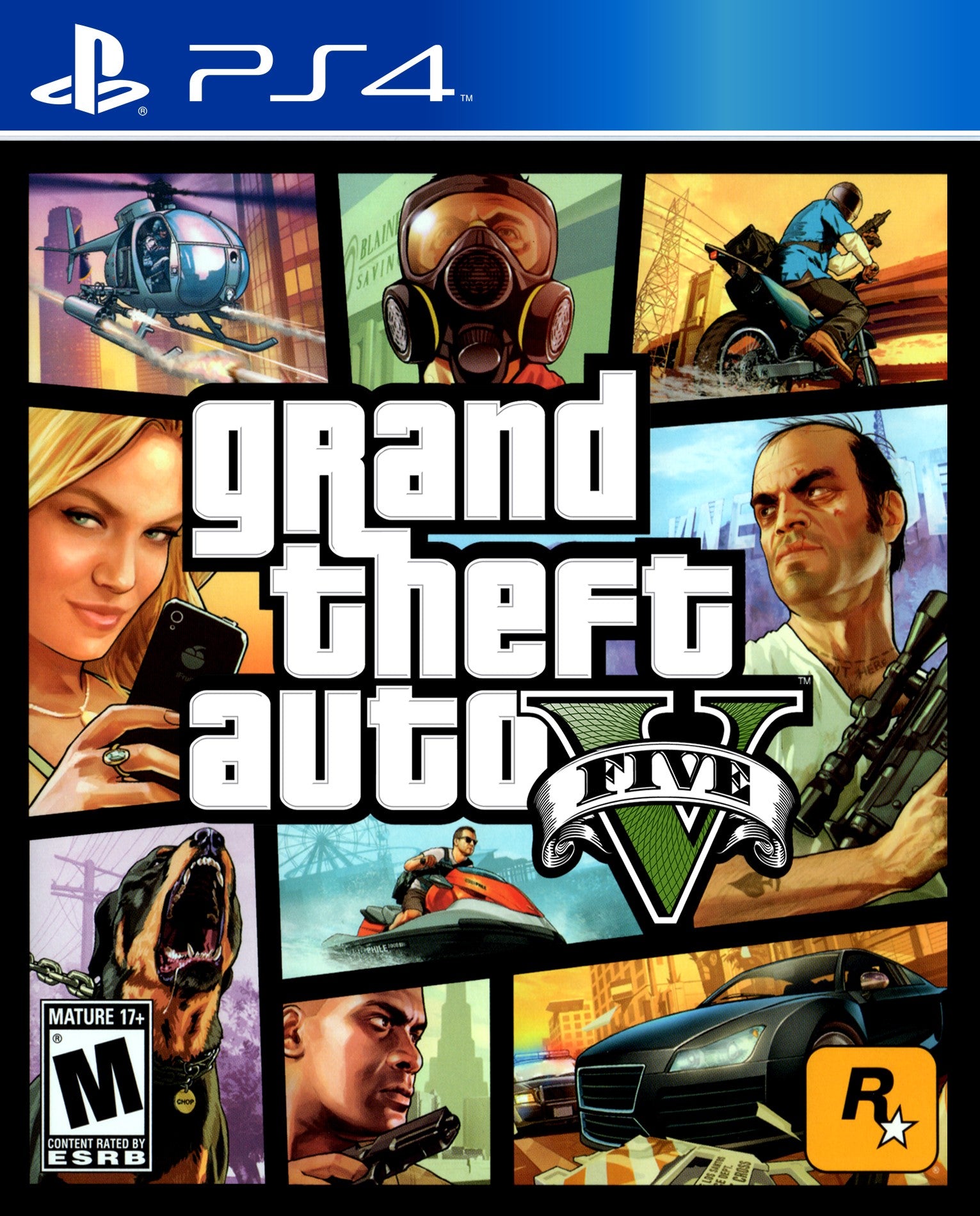 Grand Theft Auto V PS4 - Video Game - Used - CaveGamers