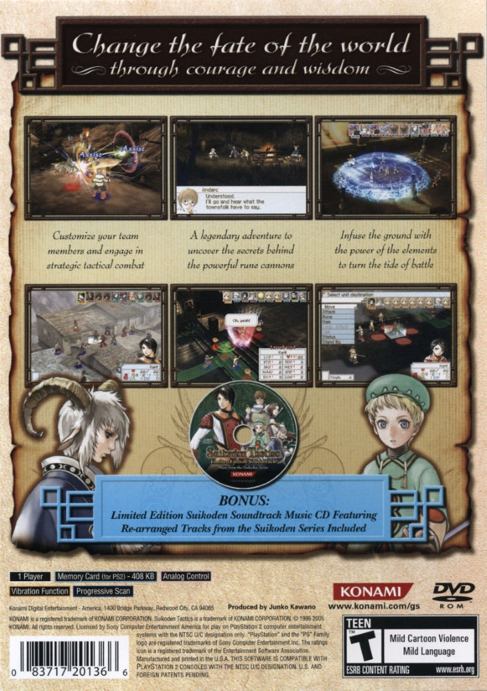 Suikoden Tactics PS2 - Video Game - Used - CaveGamers - Image 2