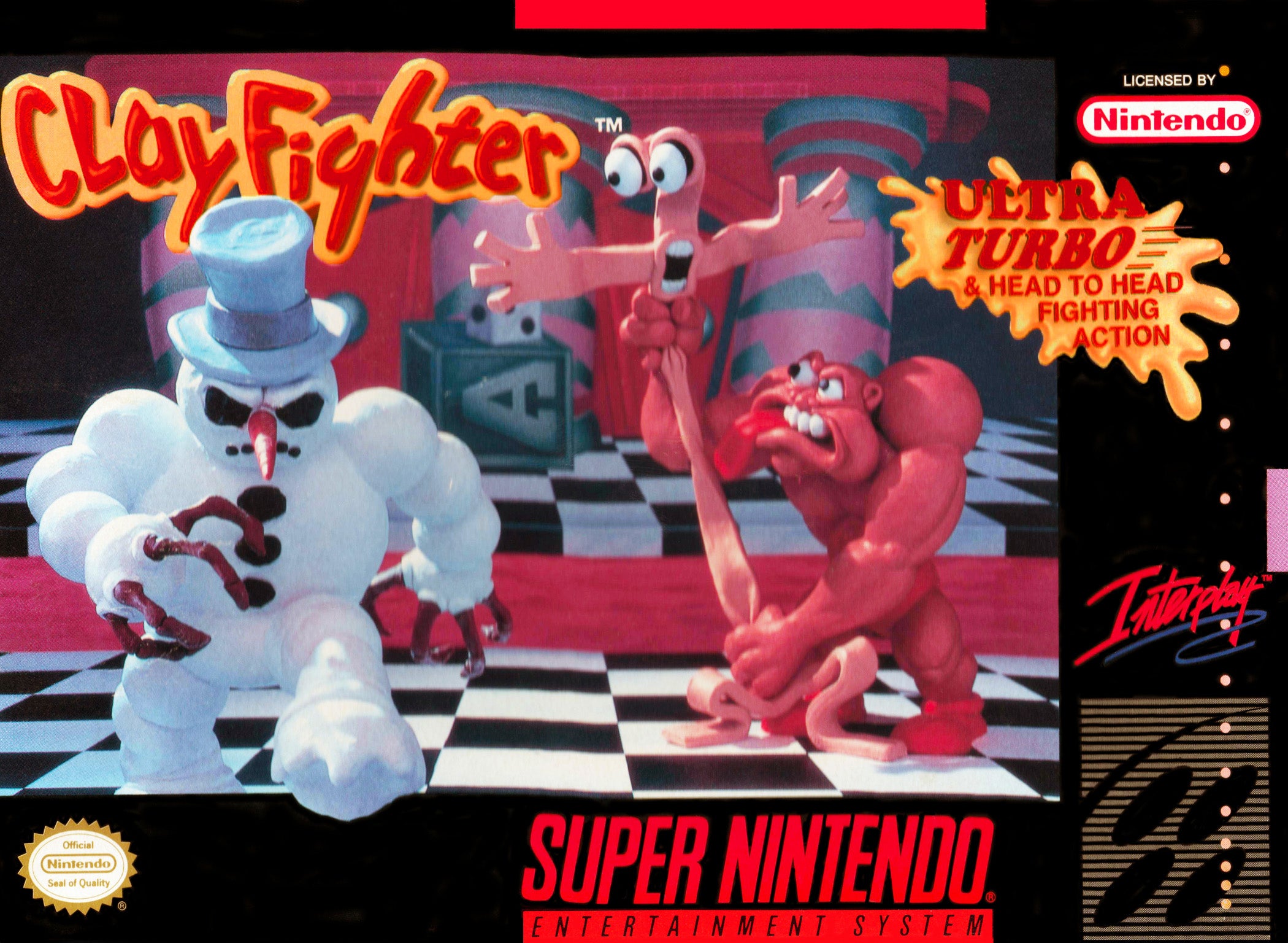 ClayFighter SNES - Video Game - Used - CaveGamers