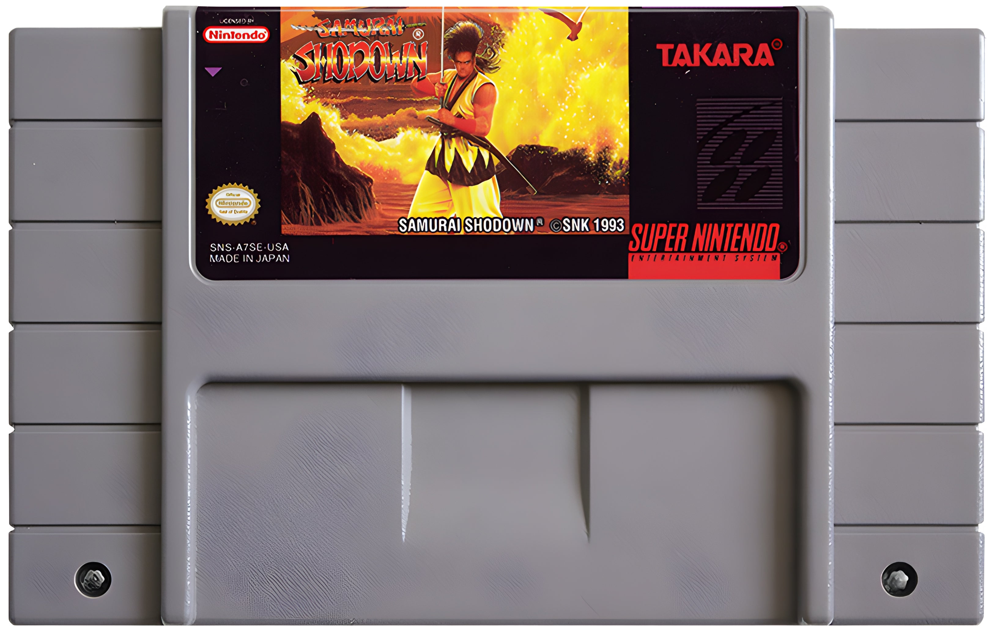 Samurai Shodown SNES - Video Game - Used - CaveGamers - Image 3