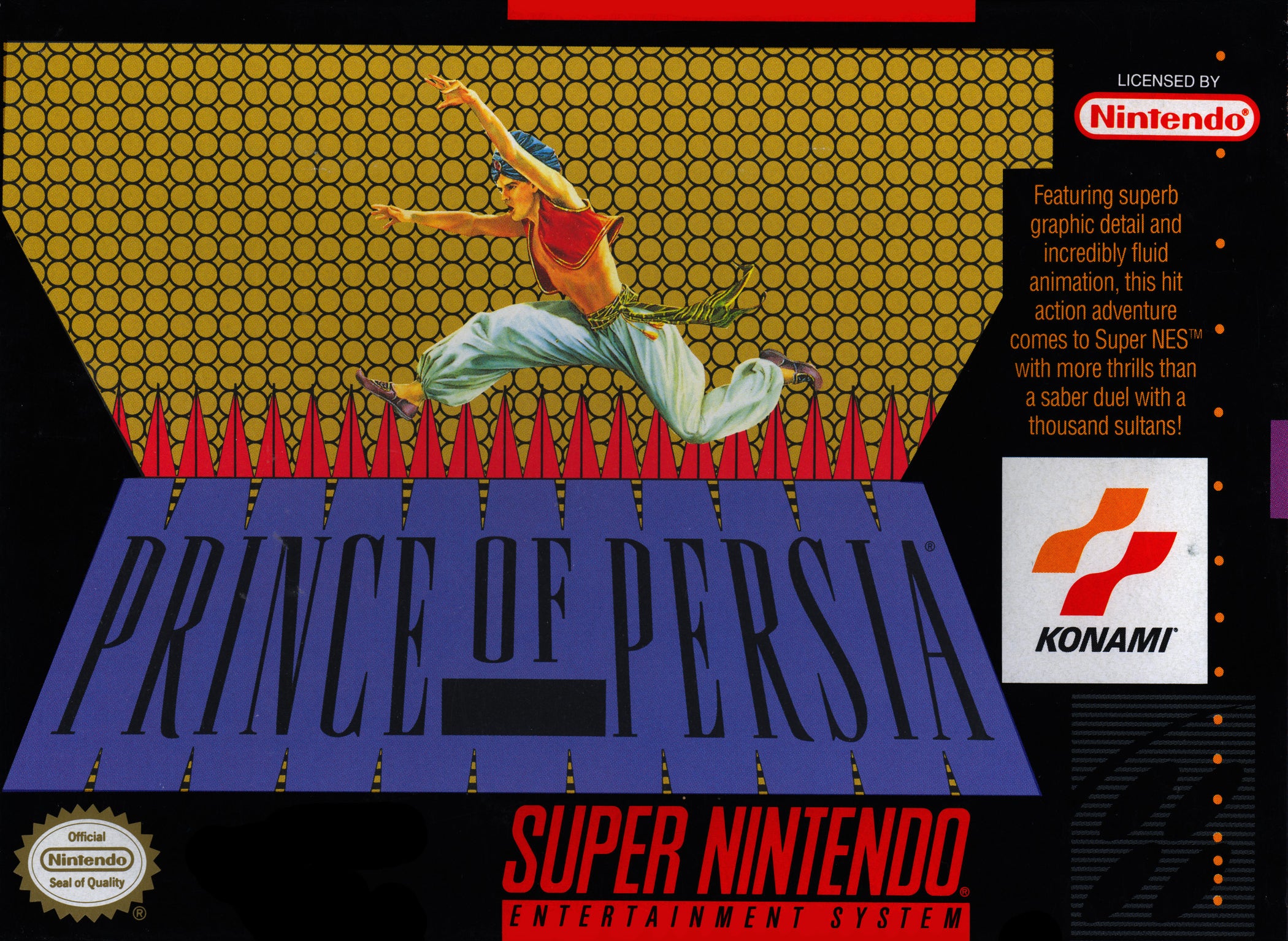 Prince of Persia SNES - Video Game - Used - CaveGamers