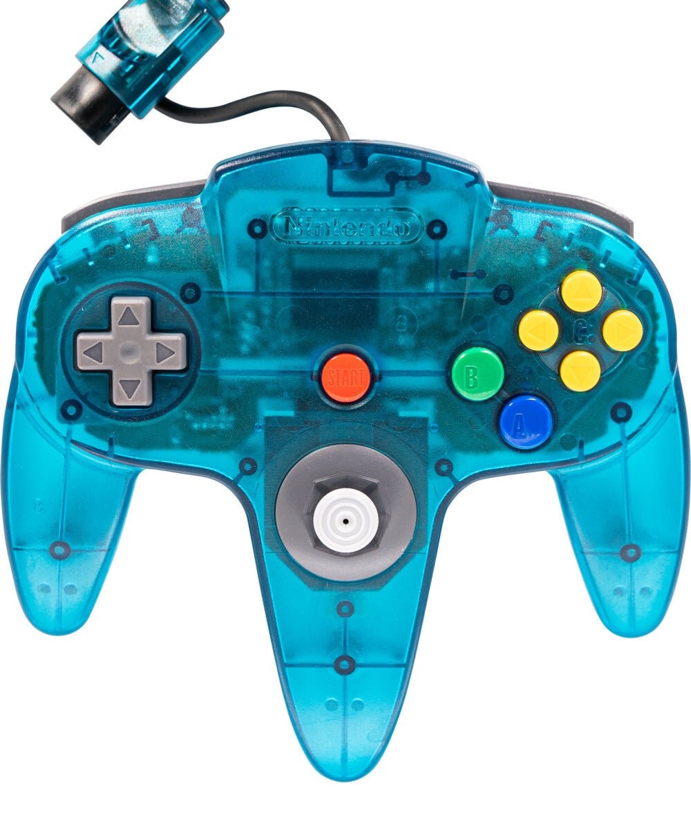 Nintendo 64 Console - Ice Blue N64 - Video Game System - Used - CaveGamers - Image 3