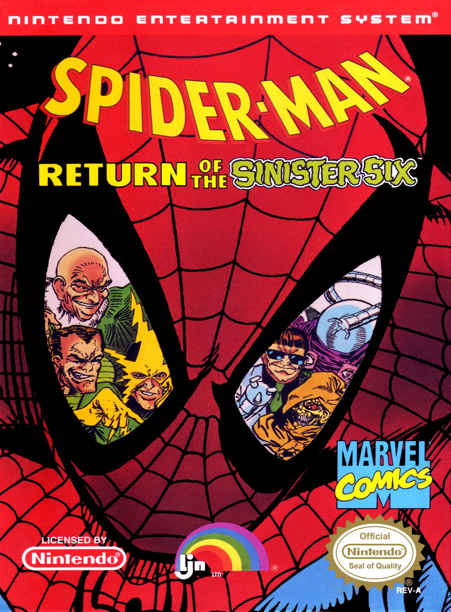 Spiderman Return of the Sinister Six NES - Video Game - Used - CaveGamers