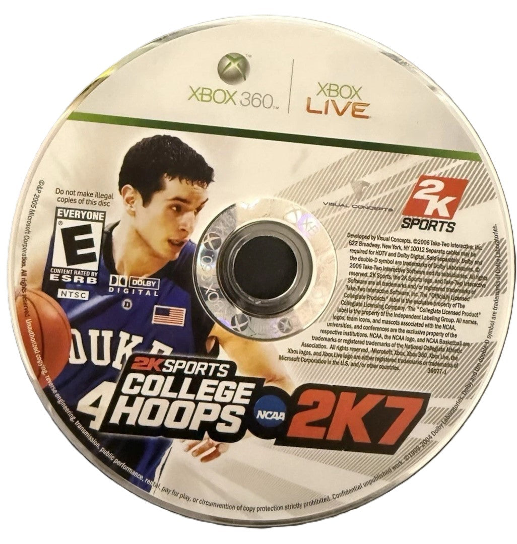 College Hoops 2K7 Xbox 360 - Video Game - Used - CaveGamers - Image 3