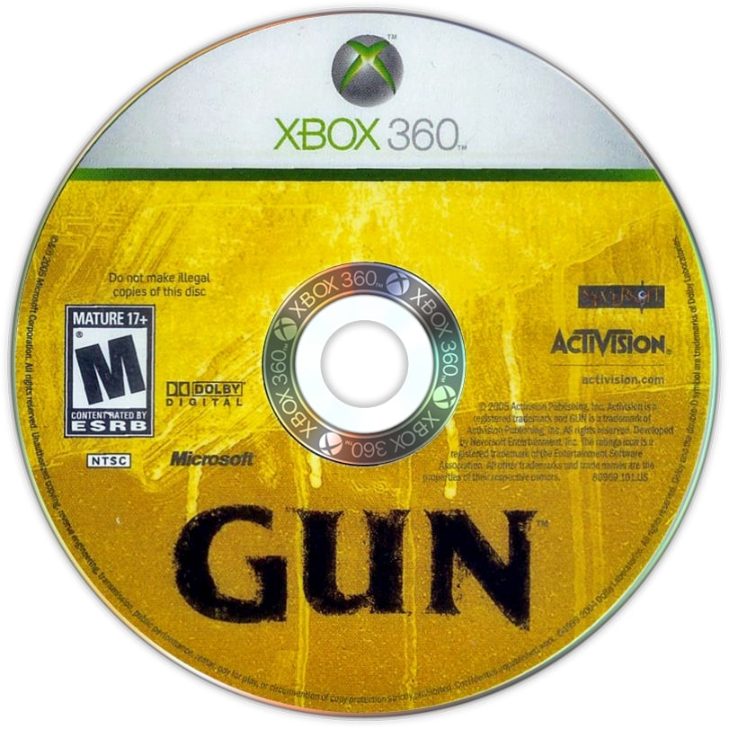 Gun Xbox 360 - Video Game - Used - CaveGamers - Image 3