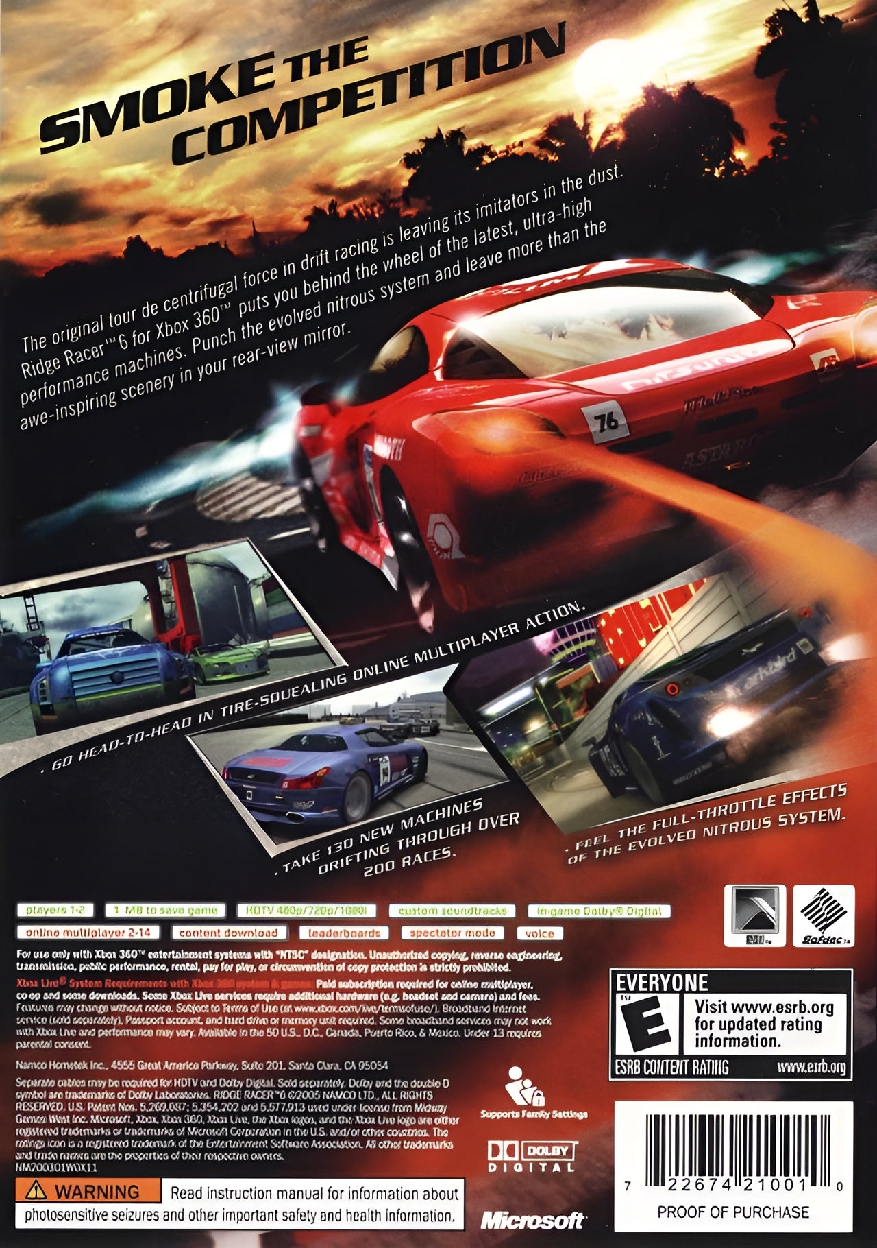 Ridge Racer 6 Xbox 360 - Video Game - Used - CaveGamers - Image 2