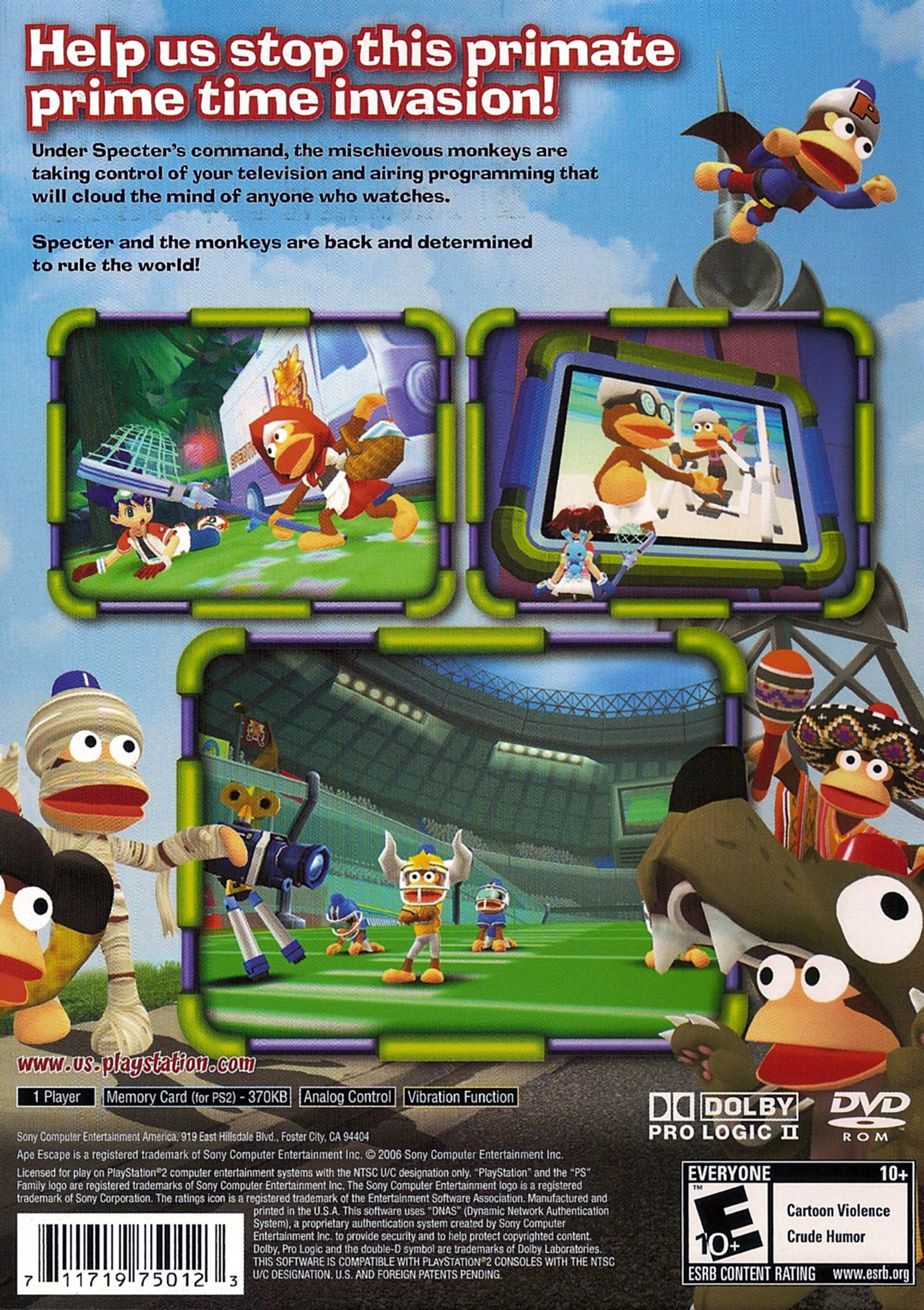 Ape Escape 3 PS2 - Video Game - Used - CaveGamers - Image 2