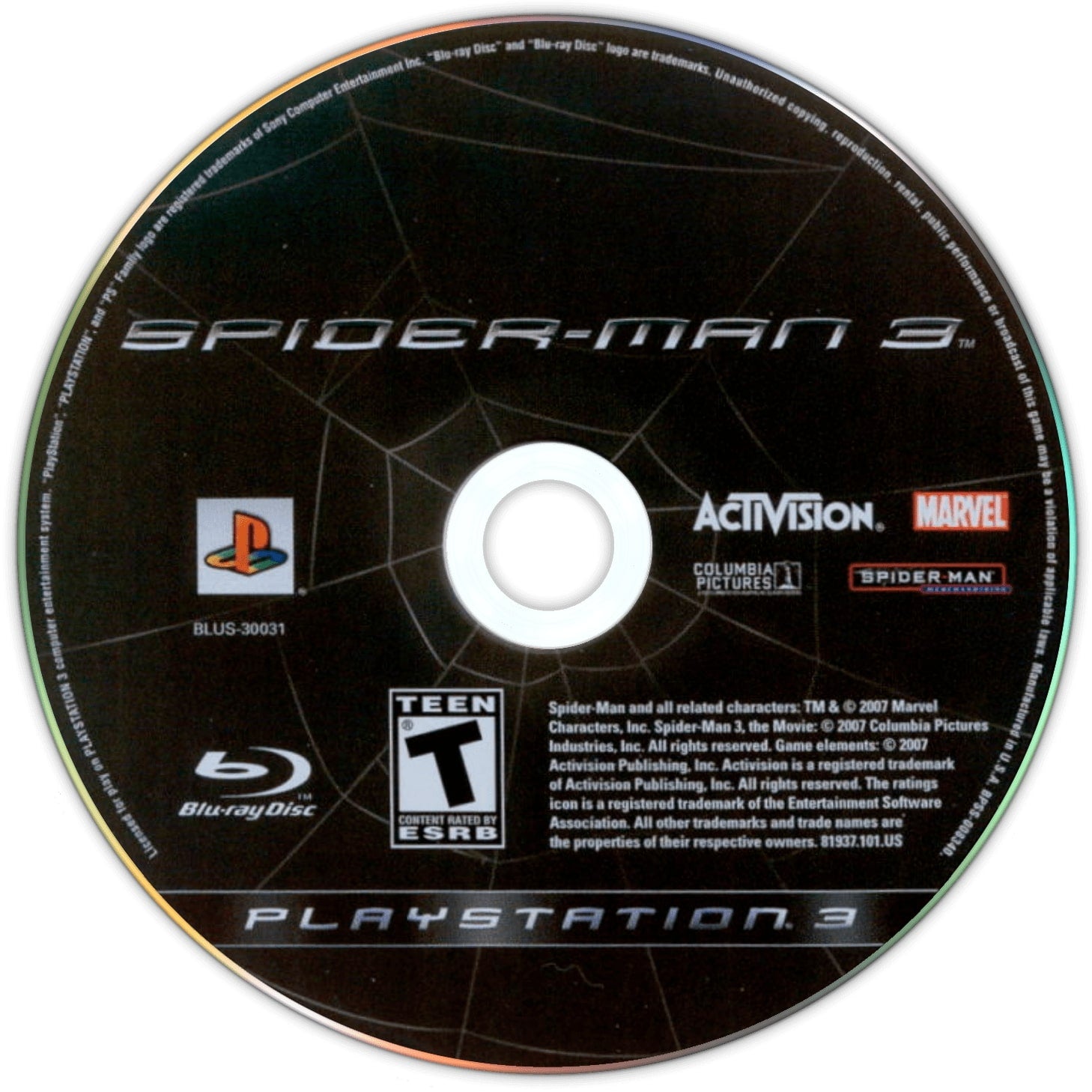 Spiderman 3 PS3 - Video Game - Used - CaveGamers - Image 3