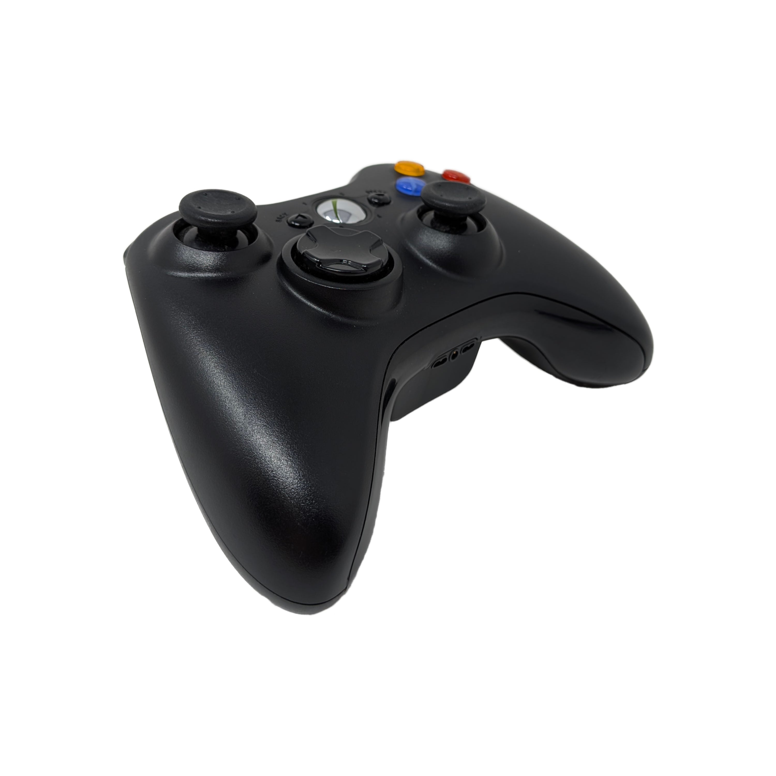 Xbox 360 Wireless Controller - Matte Black - Video Game Accessory - Used - CaveGamers - Image 2