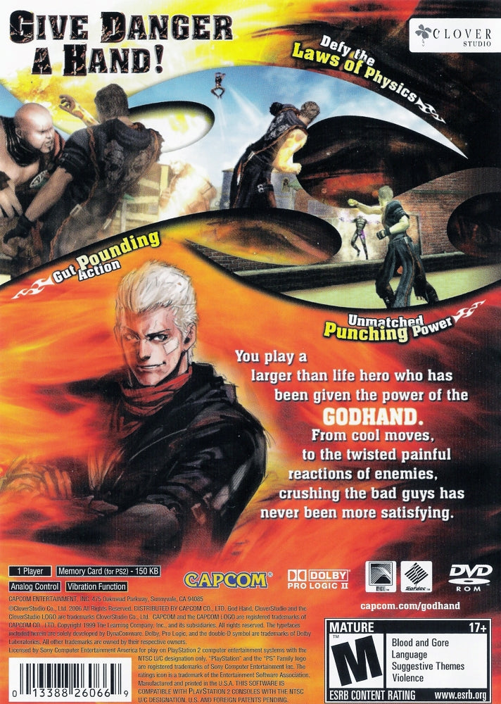God Hand PS2 - Video Game - Used - CaveGamers - Image 2