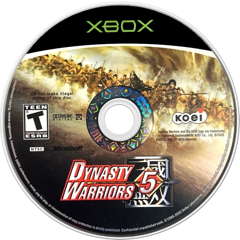 Dynasty Warriors 5 Xbox - Video Game - Used - CaveGamers - Image 3