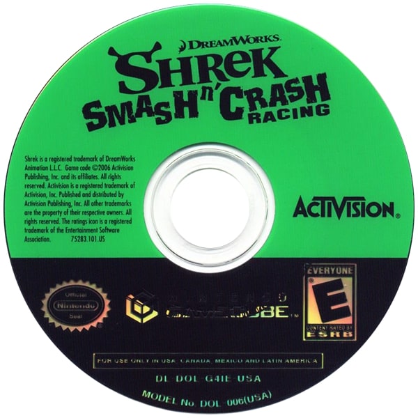 Shrek Smash and Crash Racing