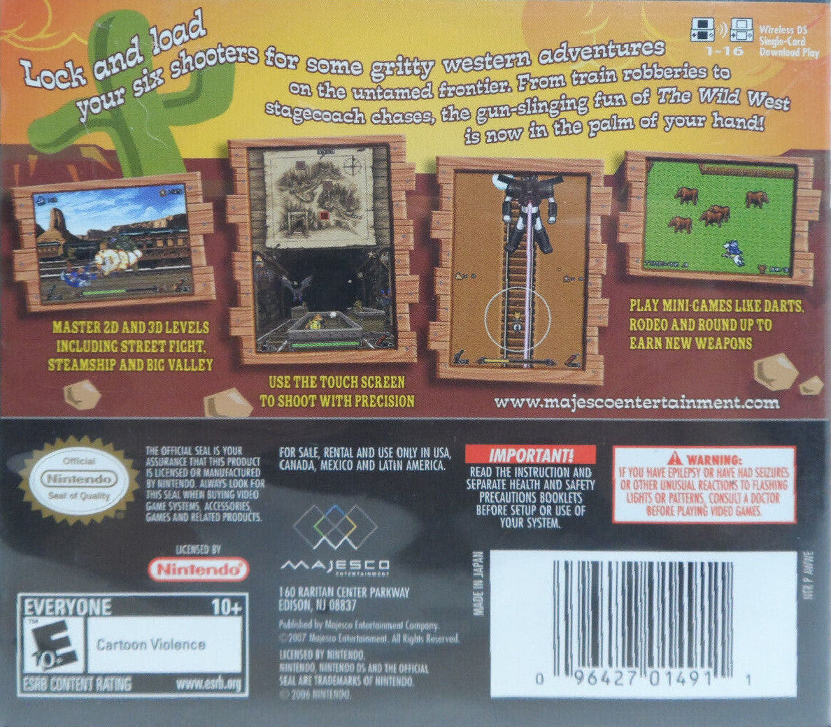 The Wild West DS - Video Game - Used - CaveGamers - Image 2