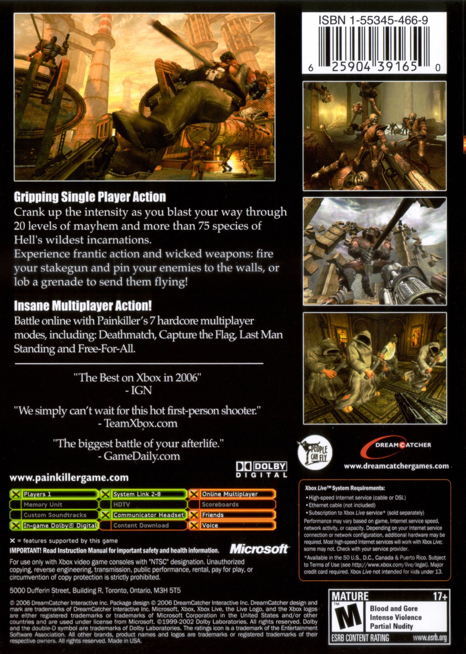 Painkiller Hell Wars Xbox - Video Game - Used - CaveGamers - Image 2