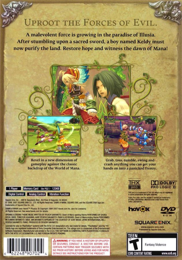Dawn of Mana PS2 - Video Game - Used - CaveGamers - Image 2