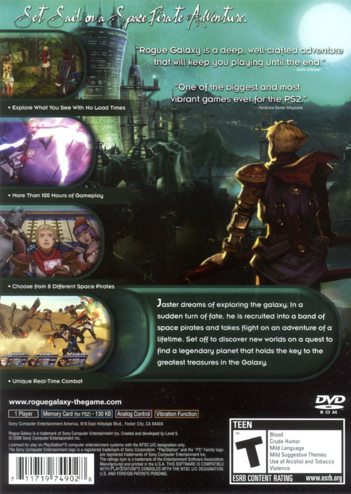 Rogue Galaxy PS2 - Video Game - Used - CaveGamers - Image 2