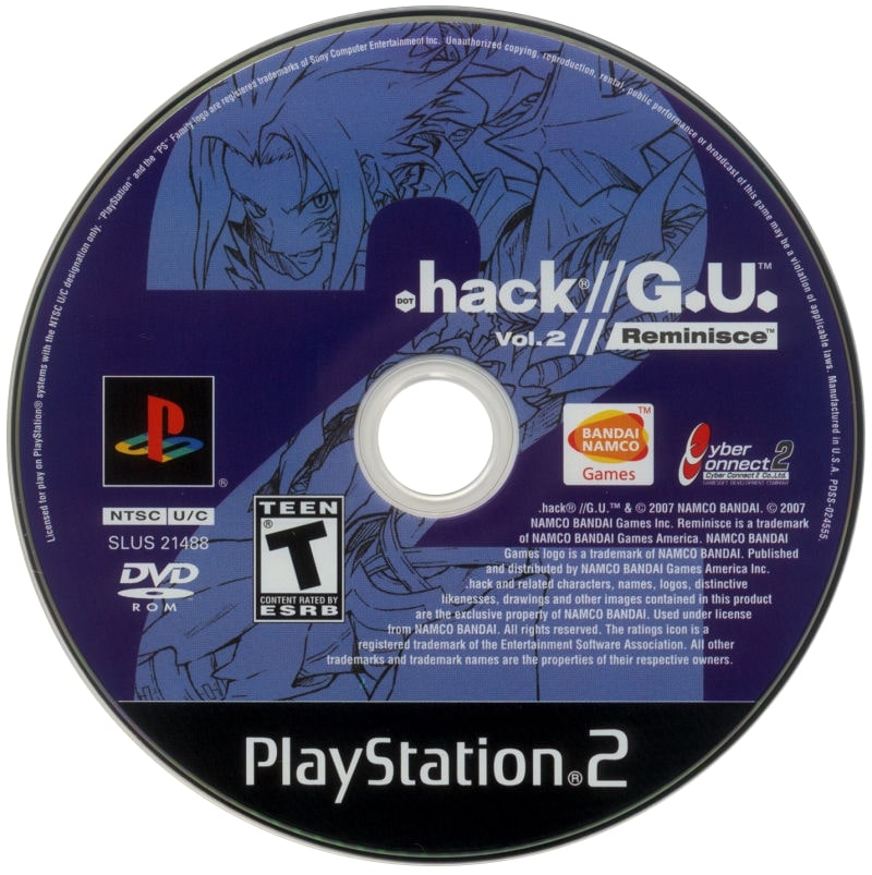 .hack GU Reminisce PS2 - Video Game - Used - CaveGamers - Image 3