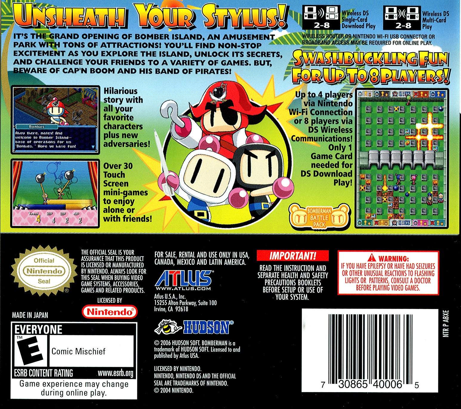 Bomberman Land Touch DS - Video Game - Used - CaveGamers - Image 2