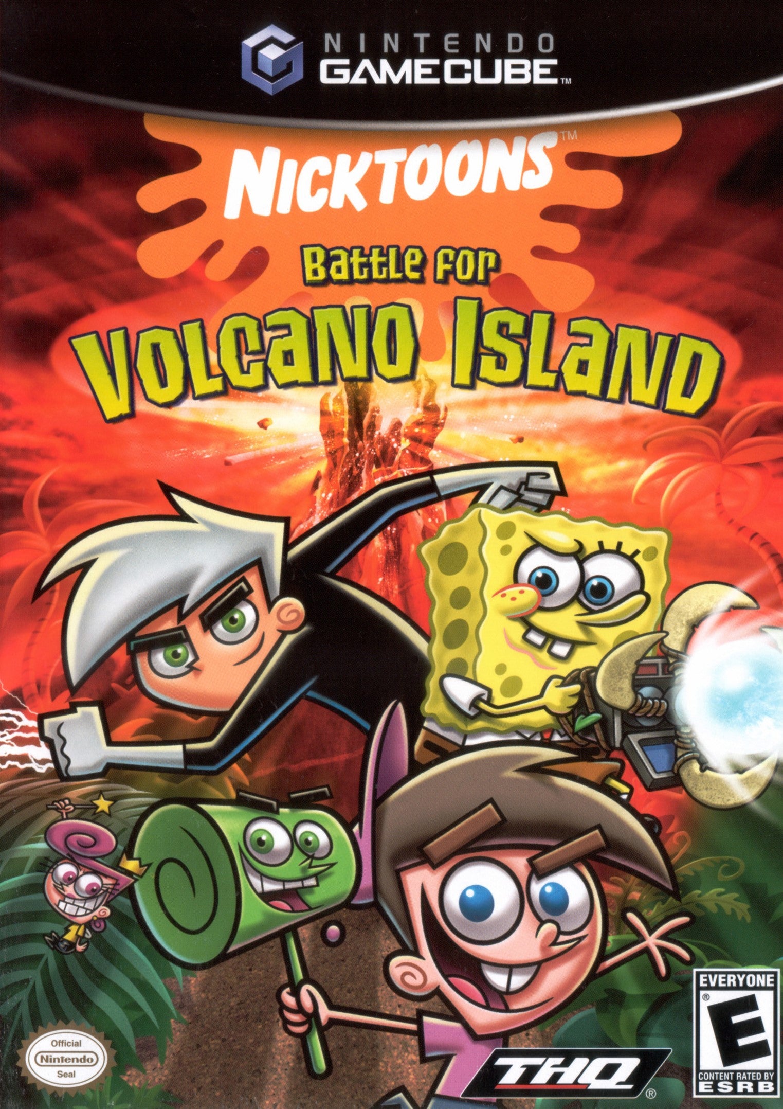 Nicktoons Battle for Volcano Island GameCube - Video Game - Used - CaveGamers
