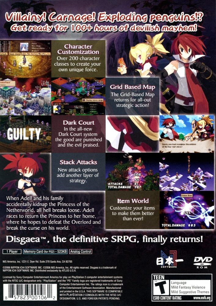 Disgaea 2 Cursed Memories