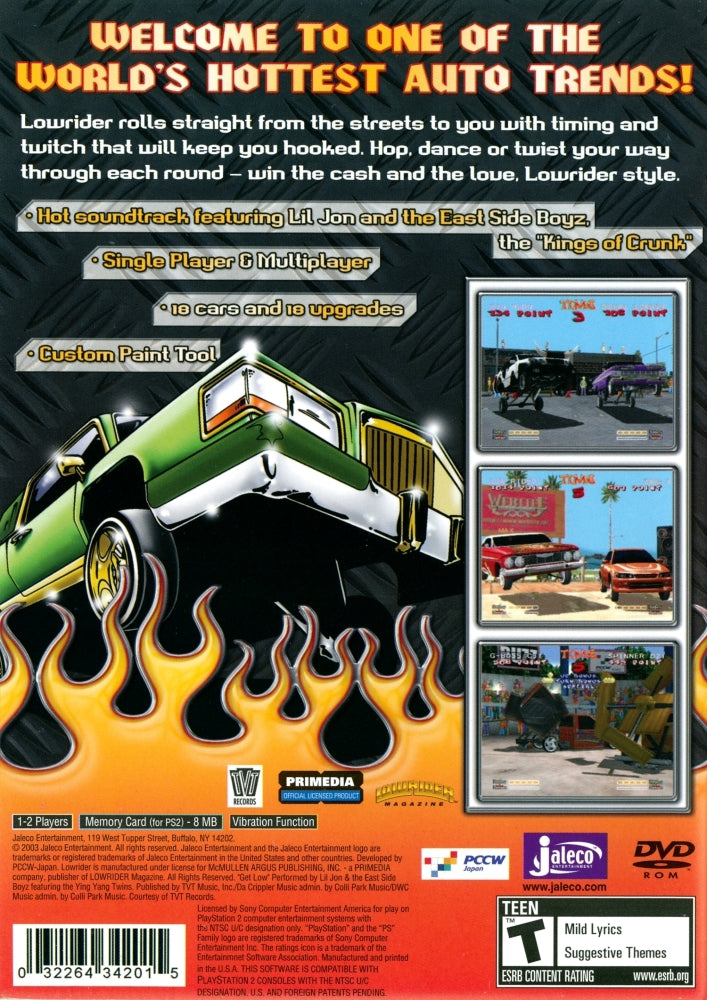 Lowrider PS2 - Video Game - Used - CaveGamers - Image 2