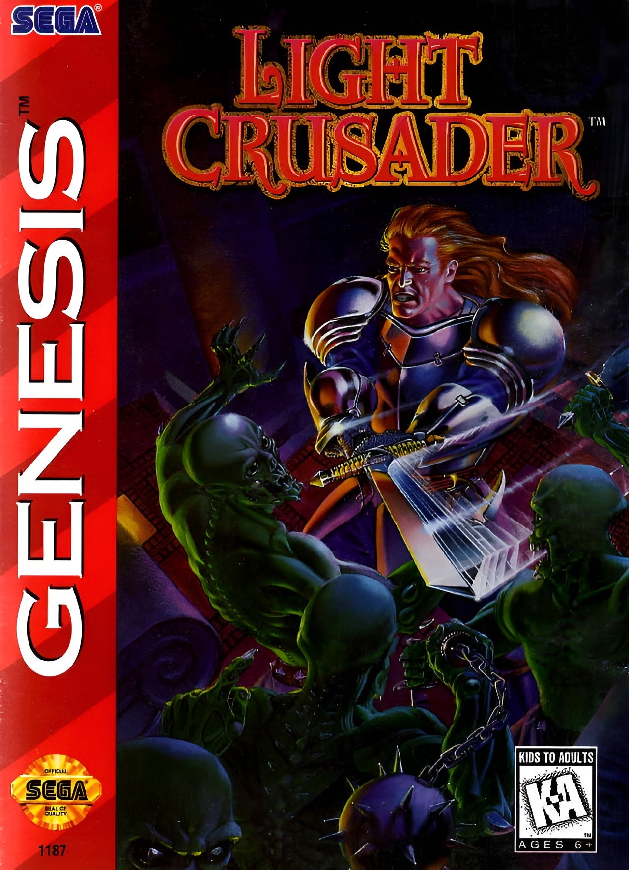 Light Crusader Genesis - Video Game - Used - CaveGamers