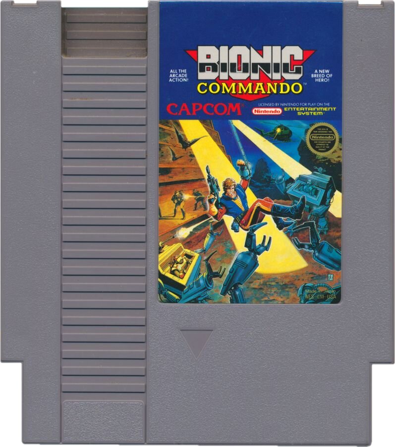 Bionic Commando NES - Video Game - Used - CaveGamers - Image 3