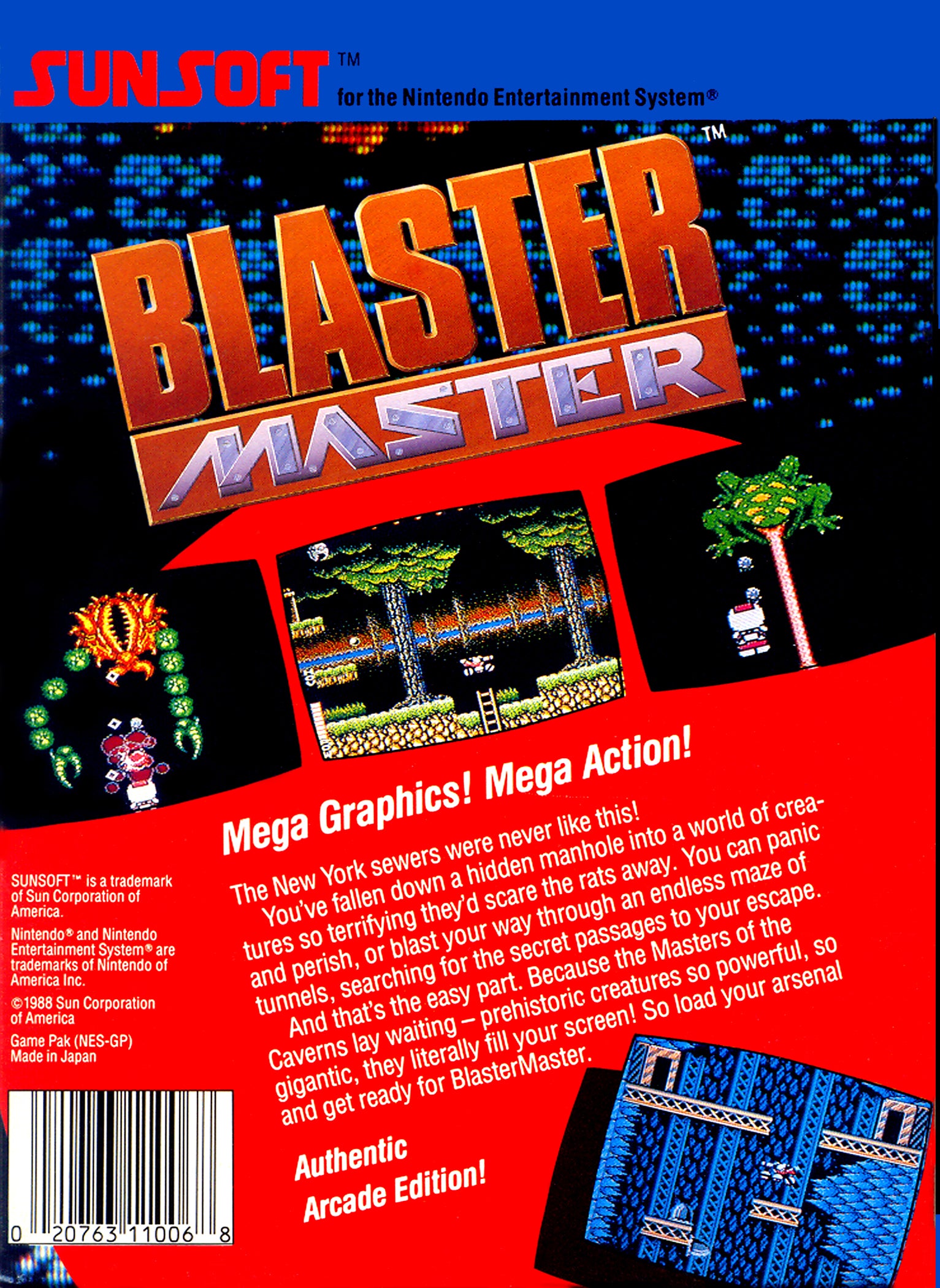 Blaster Master NES - Video Game - Used - CaveGamers - Image 2