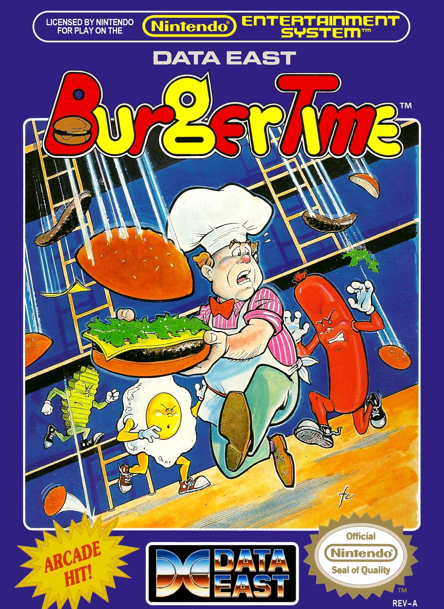 Burgertime NES - Video Game - Used - CaveGamers