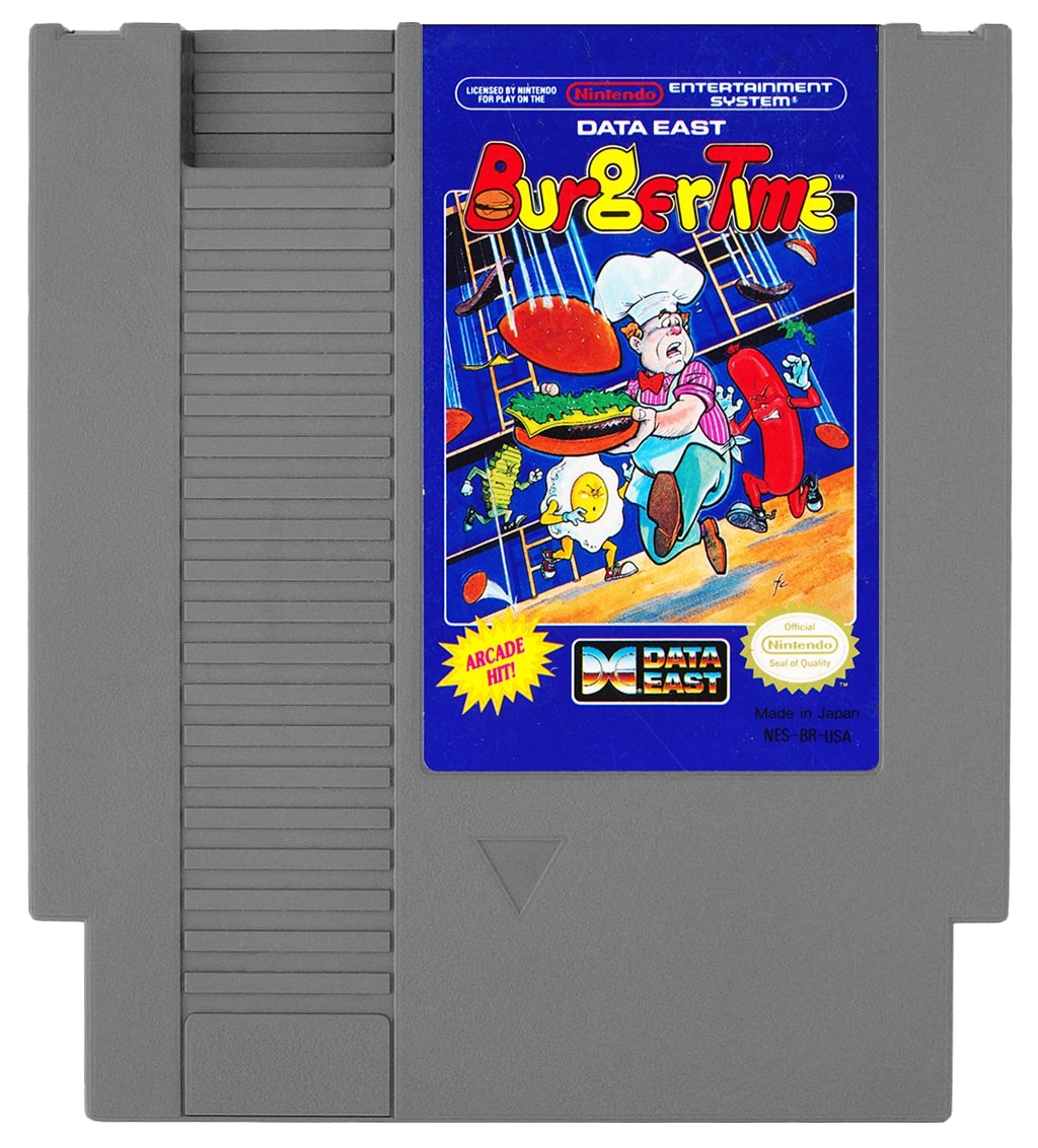 Burgertime NES - Video Game - Used - CaveGamers - Image 3