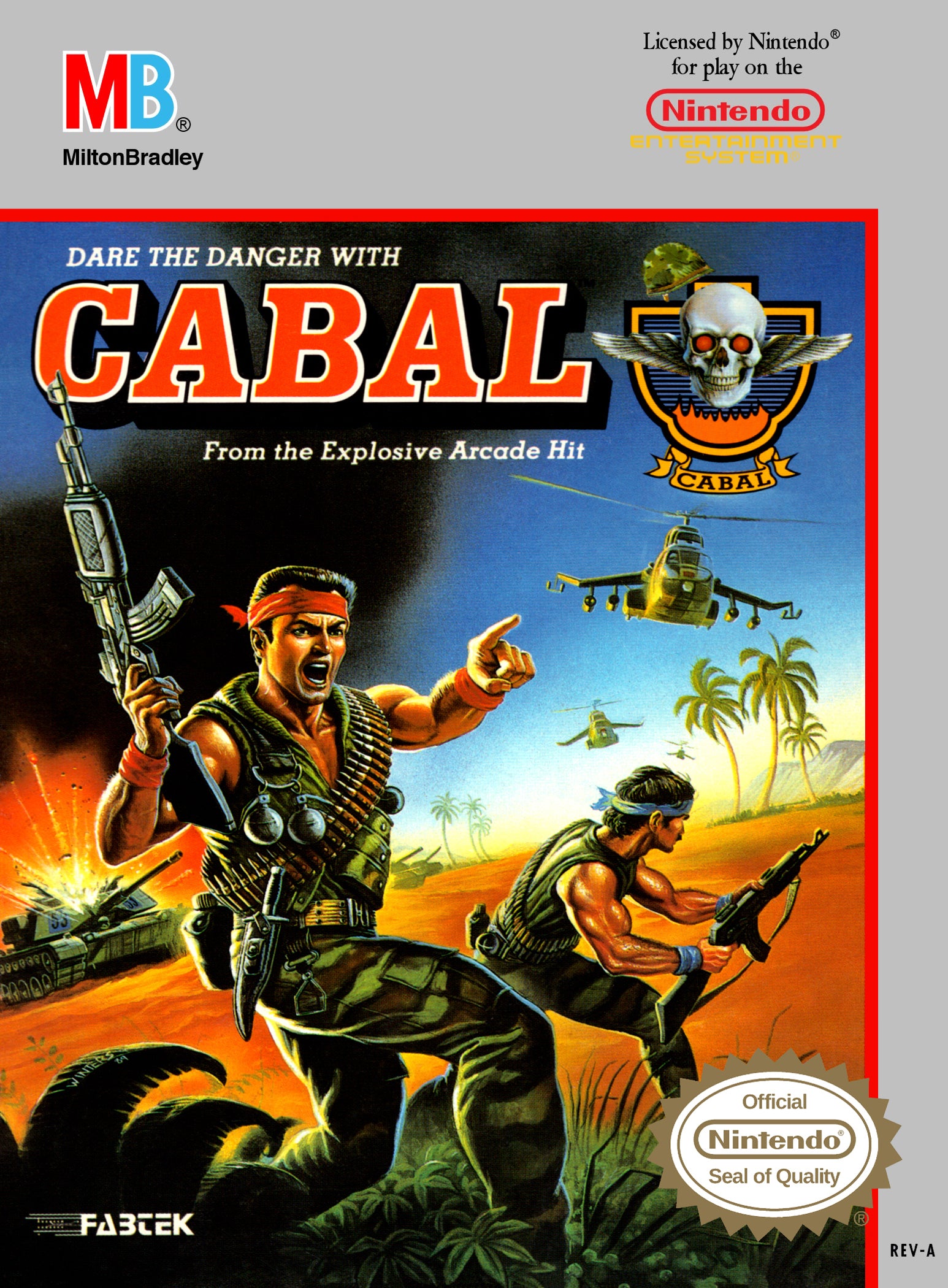 Cabal NES - Video Game - Used - CaveGamers