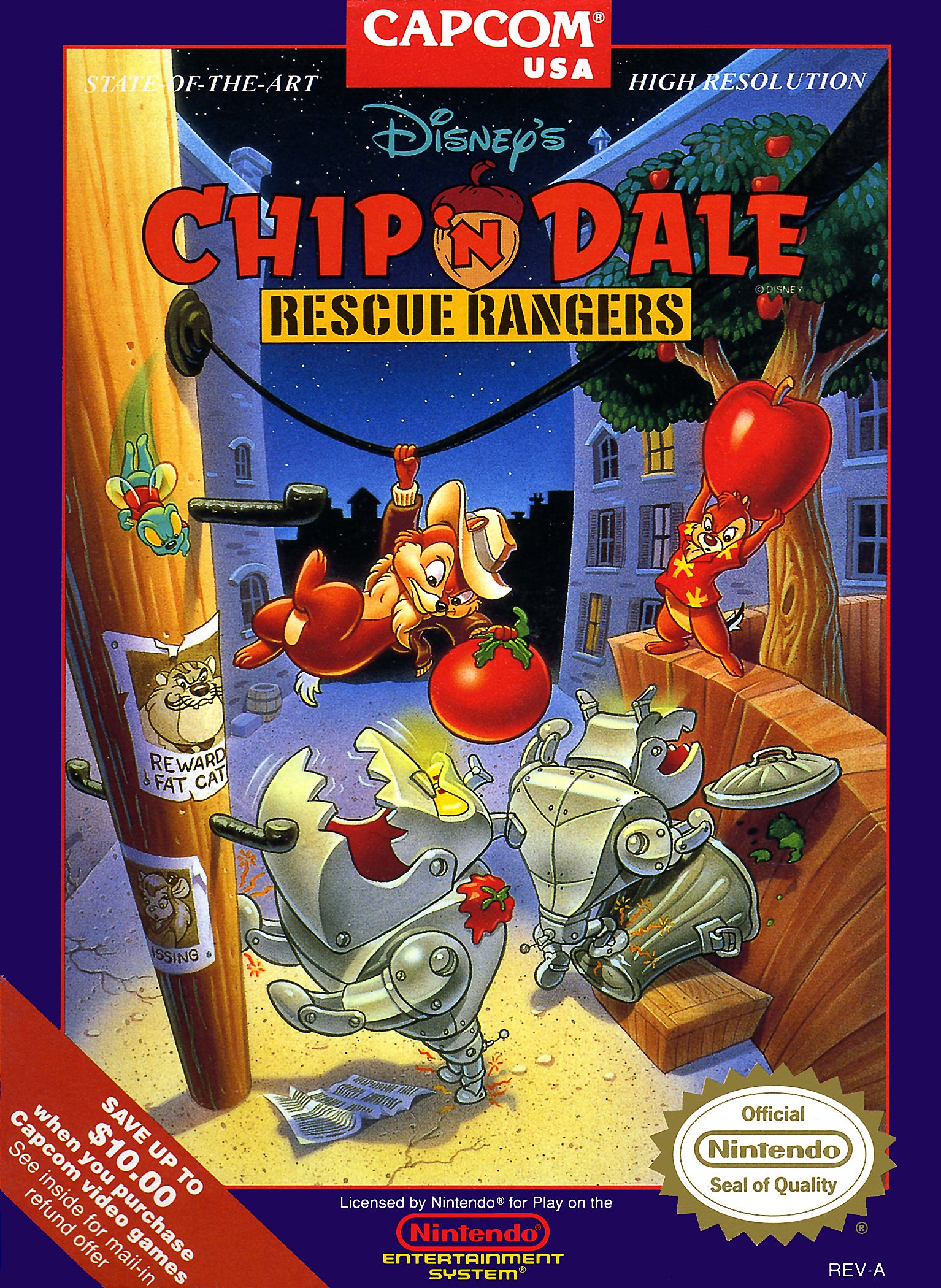 Chip and Dale Rescue Rangers NES - Video Game - Used - CaveGamers