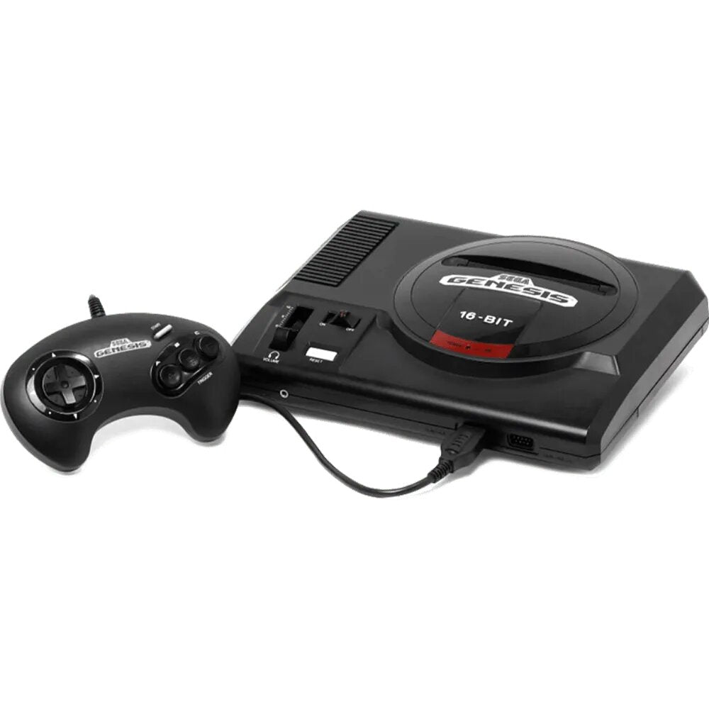 Sega Genesis Fat Original Model 1 Console - Black - Video Game System - Used - CaveGamers
