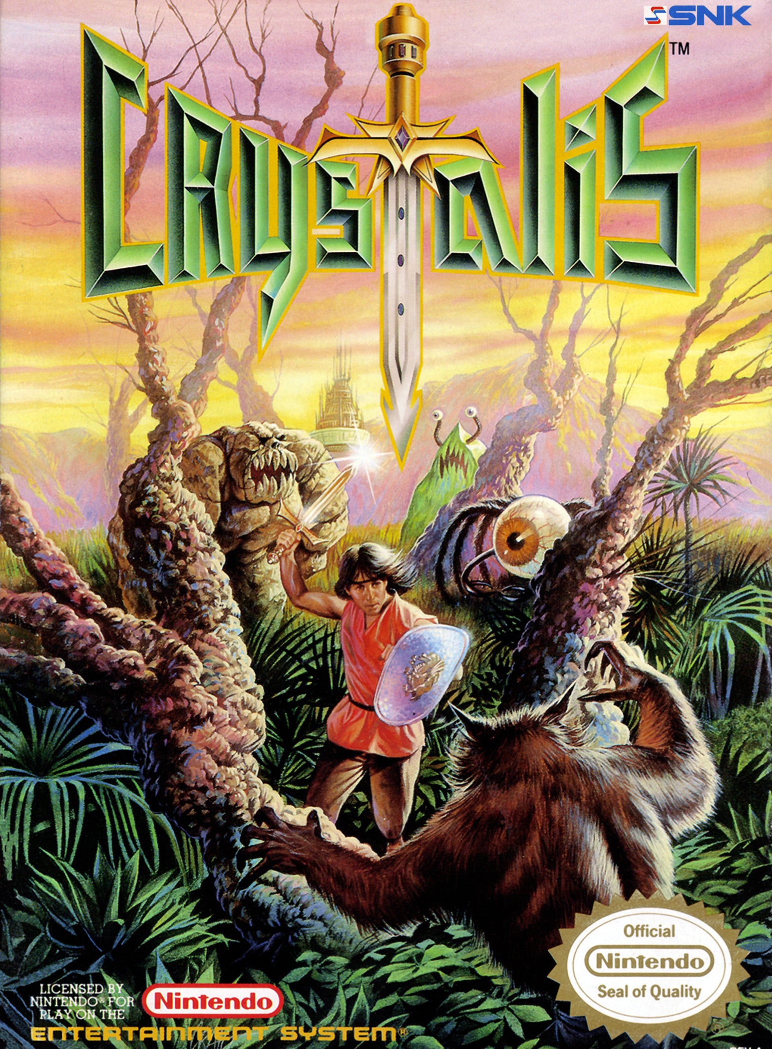 Crystalis NES - Video Game - Used - CaveGamers