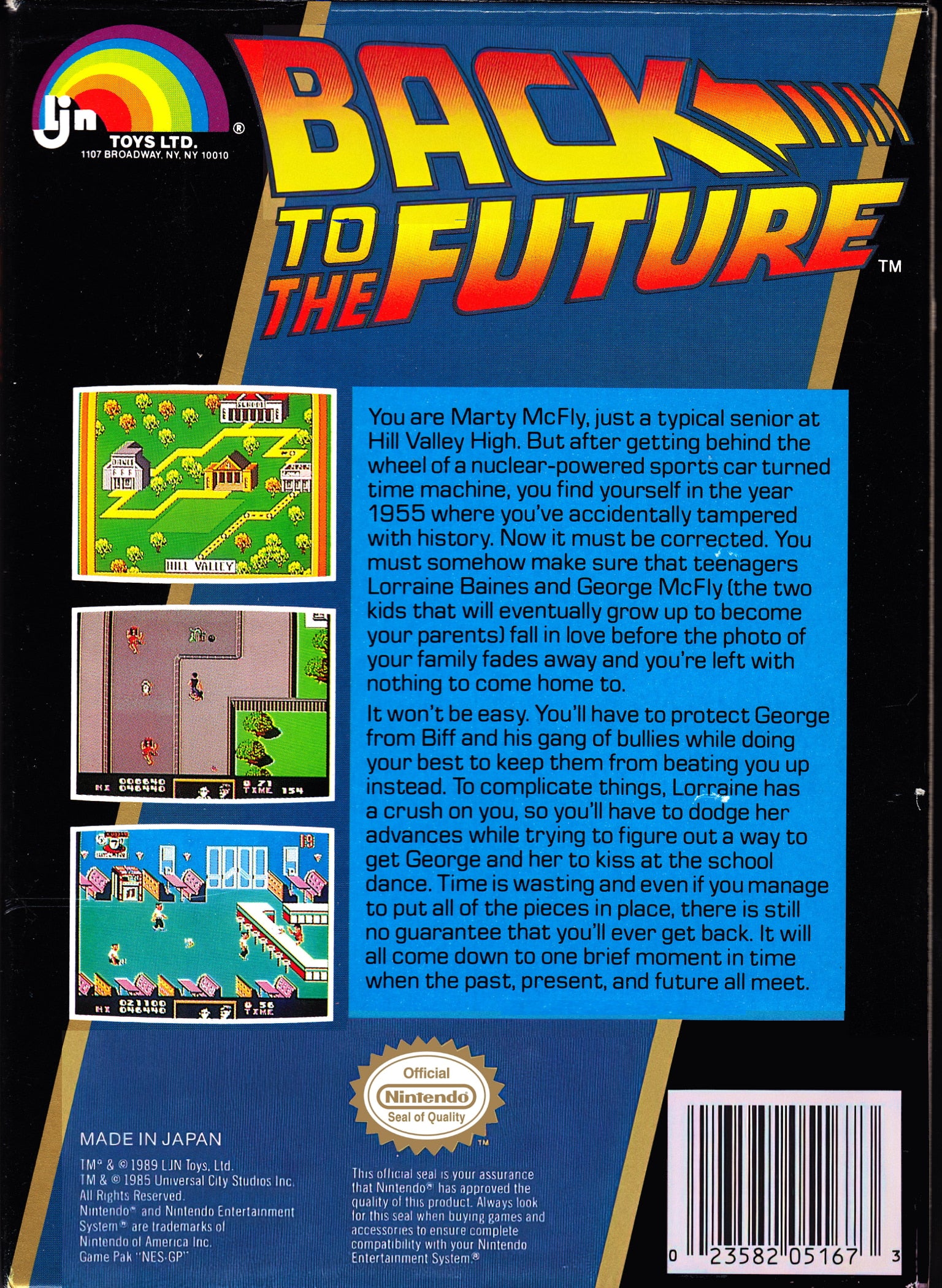 Back to the Future NES - Video Game - Used - CaveGamers - Image 2