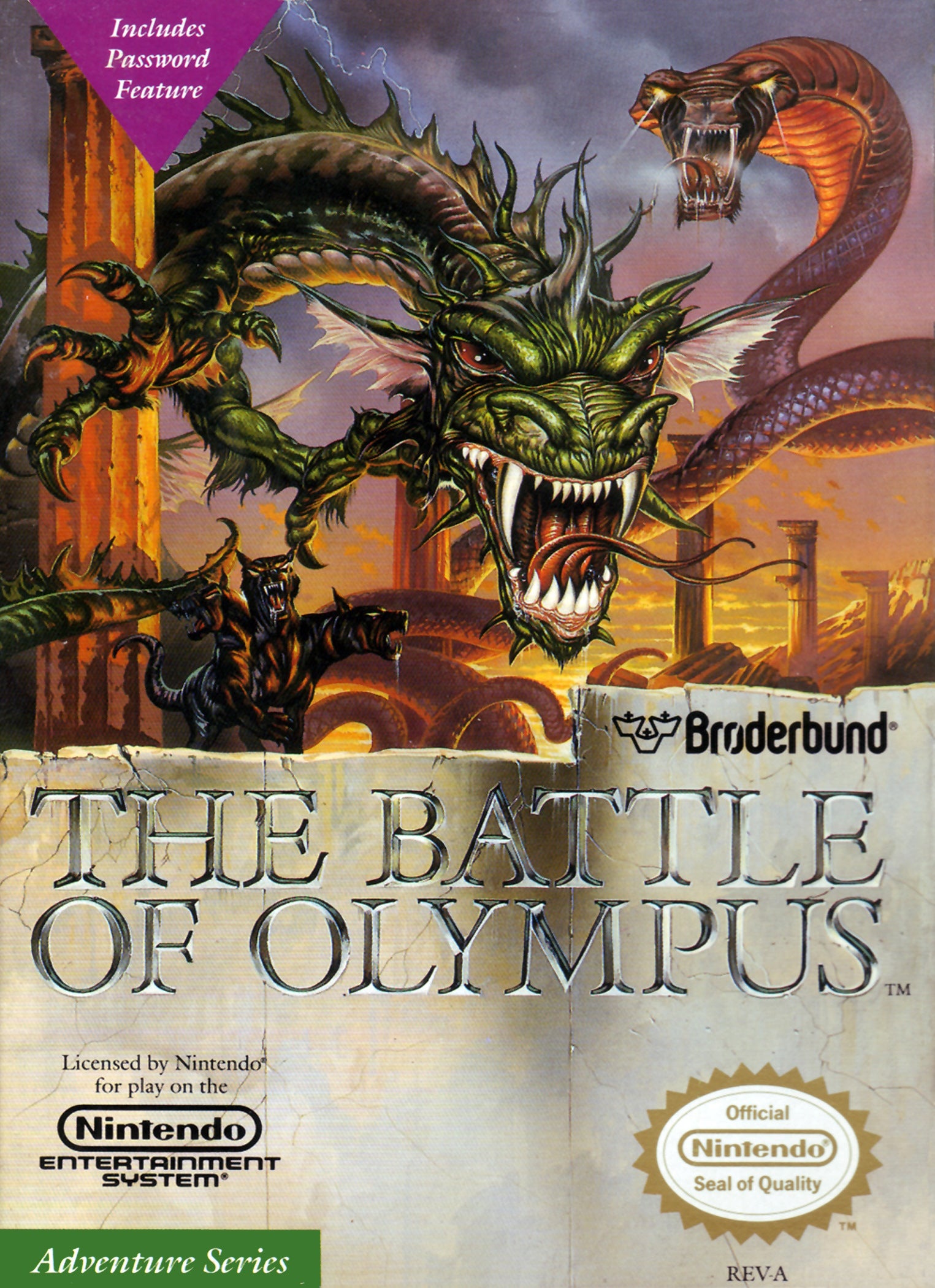 Battle of Olympus NES - Video Game - Used - CaveGamers