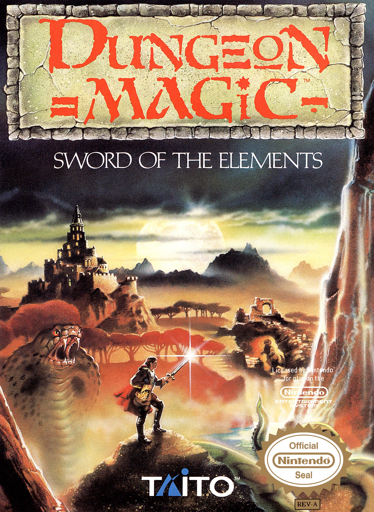 Dungeon Magic NES - Video Game - Used - CaveGamers