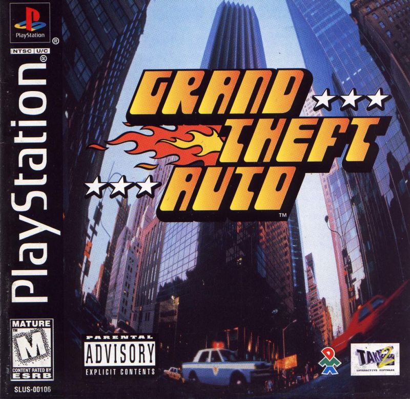Grand Theft Auto Playstation - Video Game - Used - CaveGamers
