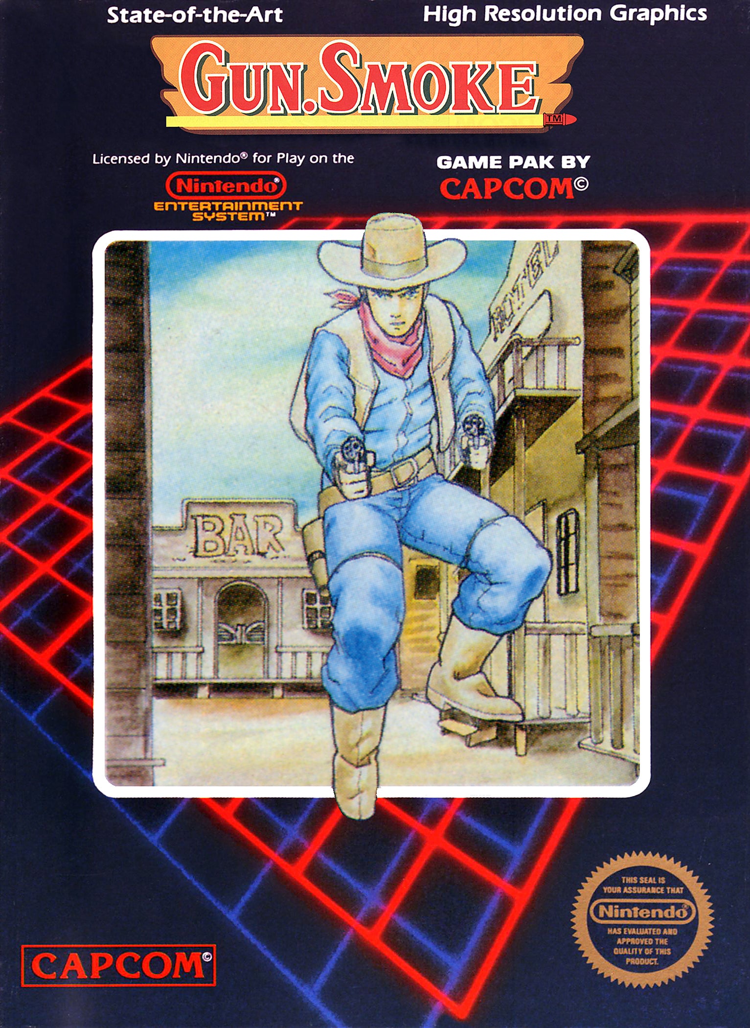 Gun.Smoke NES - Video Game - Used - CaveGamers
