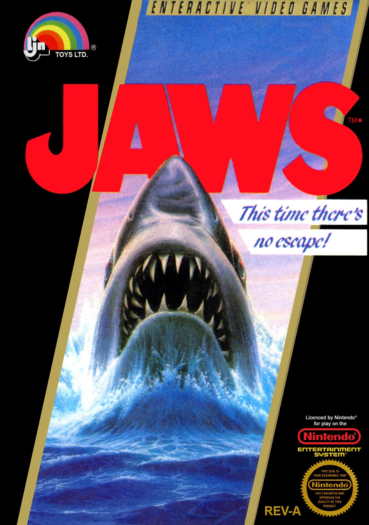 Jaws NES - Video Game - Used - CaveGamers