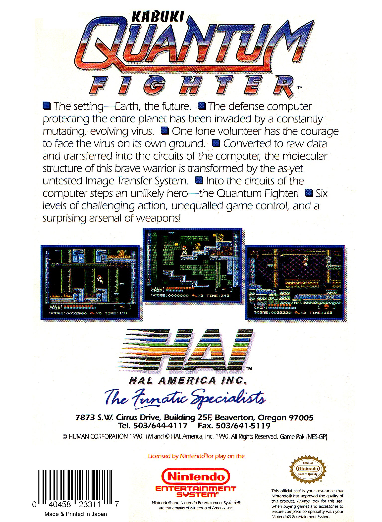 Kabuki Quantum Fighter NES - Video Game - Used - CaveGamers - Image 2