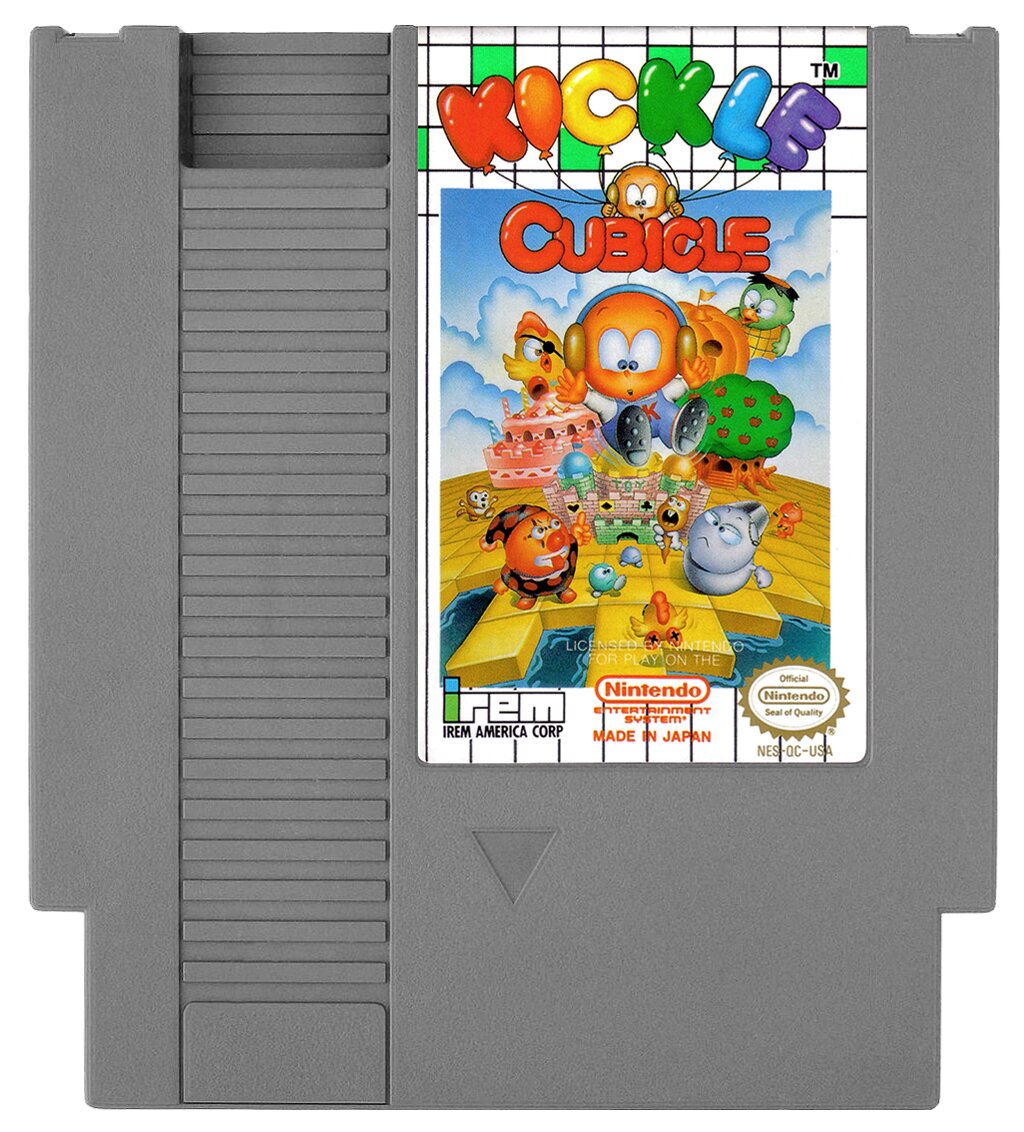 Kickle Cubicle NES - Video Game - Used - CaveGamers - Image 3